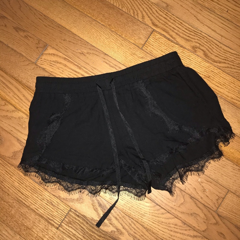 Super cute black lace shorts